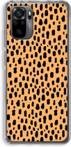 Case Company® - Xiaomi Redmi Note 10 Pro hoesje - Panter - Soft Cover Telefoonhoesje - Bescherming aan alle Kanten en Schermrand