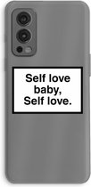 Case Company® - OnePlus Nord 2 5G hoesje - Self love - Soft Cover Telefoonhoesje - Bescherming aan alle Kanten en Schermrand