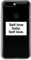 Case Company® - iPhone 7 PLUS hoesje - Self love - Soft Cover Telefoonhoesje - Bescherming aan alle Kanten en Schermrand