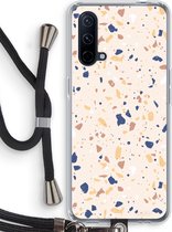 Case Company® - OnePlus Nord CE 5G hoesje met Koord - Terrazzo N°23 - Telefoonhoesje met Zwart Koord - Bescherming aan alle Kanten en Over de Schermrand