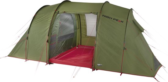 Voorzichtigheid Verliefd pijp High Peak Goose 4 LW - Tunneltent - 4-Persoons - Groen/rood | bol.com