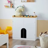 Boekenplank - Kinderkamer - Speelgoedkast - Wit