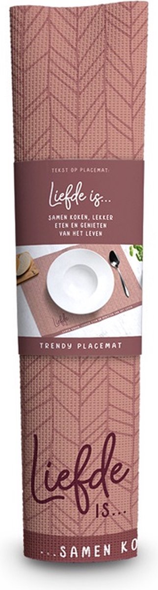 Trendy Placemat Liefde is