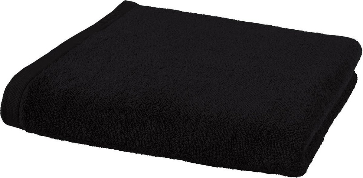 Aquanova badlaken London - 70x130 cm - Set van 3 - Zwart
