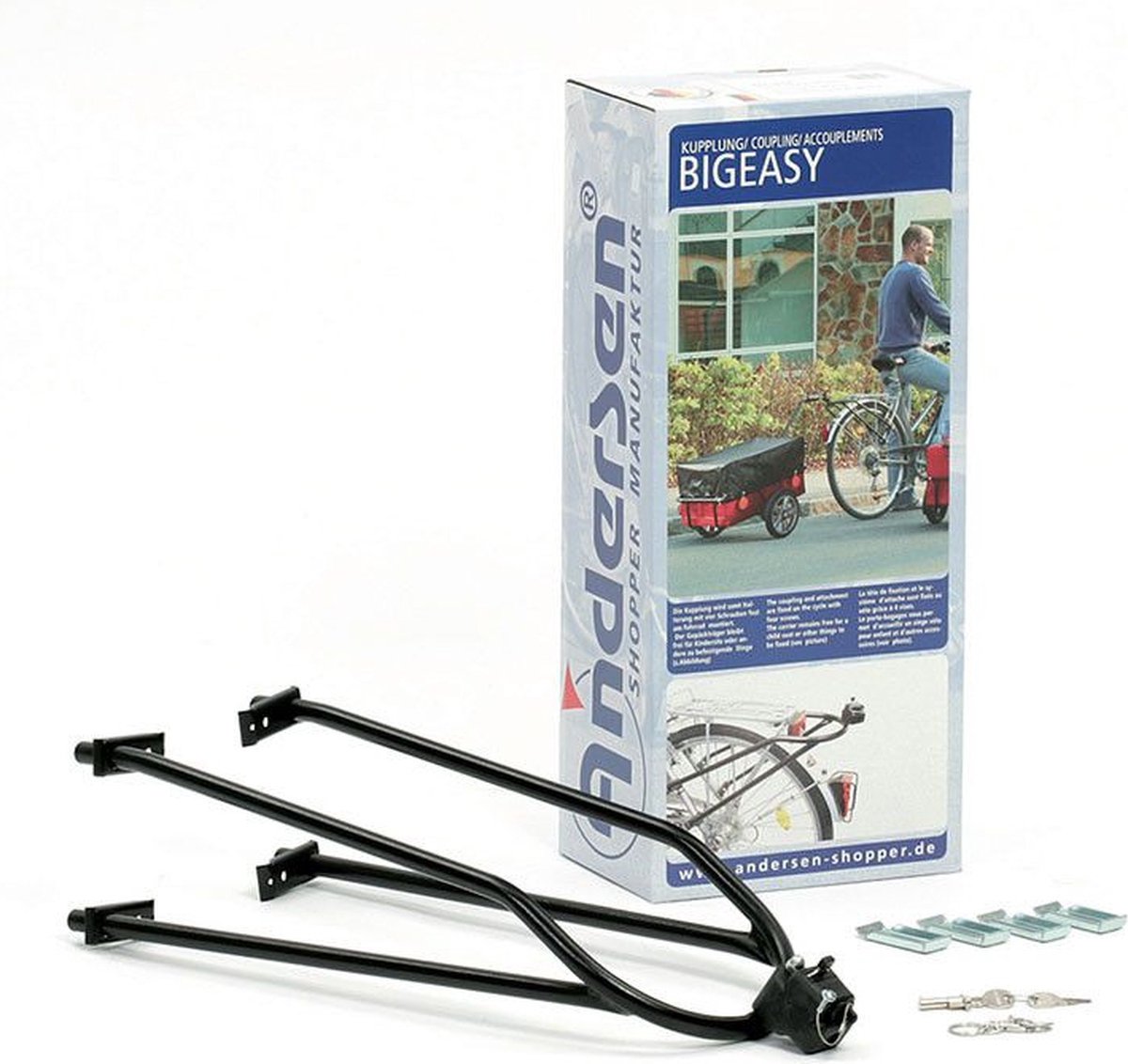 Andersen fietsaansluiting Shopper Boodschappenwagen R1 BigEasy