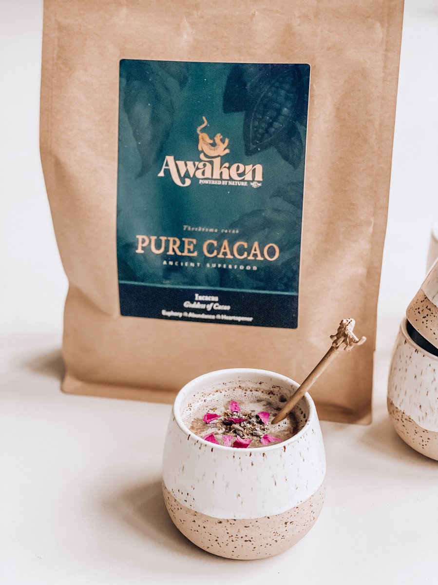 Awaken Pure Cacao - Bulk voor ceremonies - Premium kwaliteit - 1250 gram - Awaken by Nature