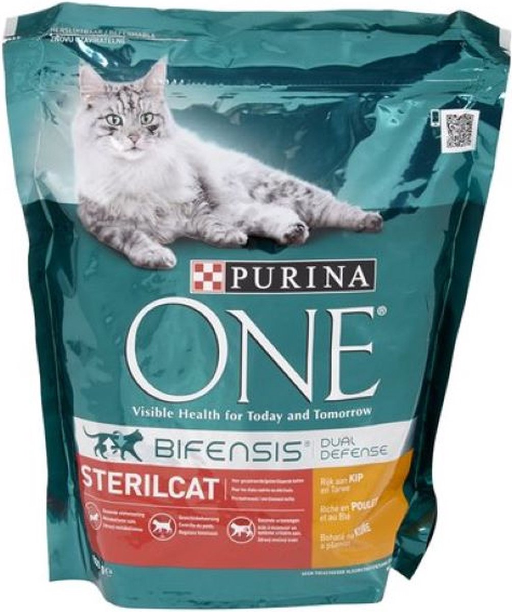 2x Purina One - Sterilcat - Bifensis - Kattenvoer met Kip - 800g
