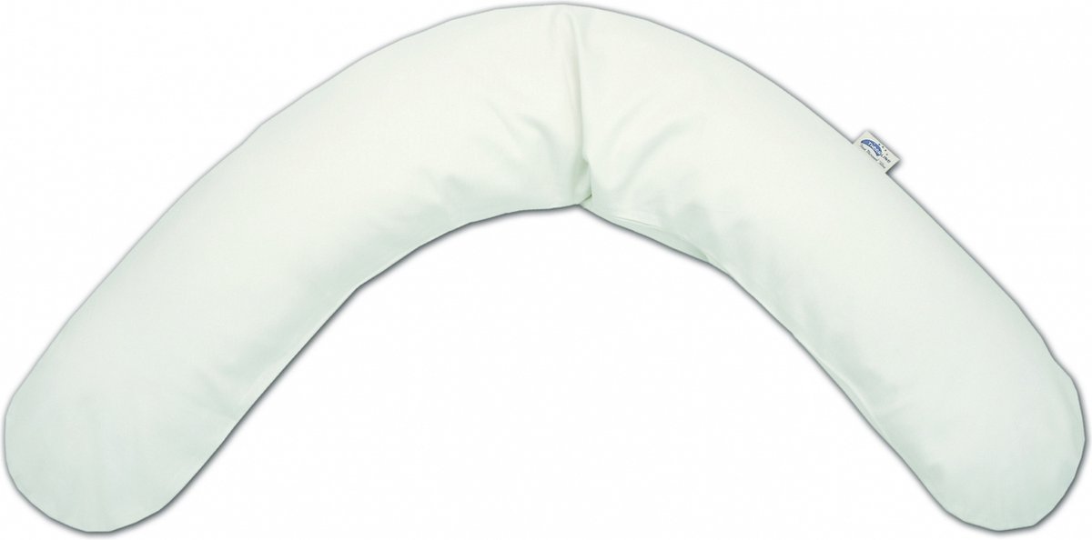 Theraline Voedingskussenhoes - 190 x 38 cm - Wit - incontinentiehoes