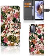 GSM Hoesje Motorola Moto G31 | G41 Fotohoesje ontwerpen Flowers