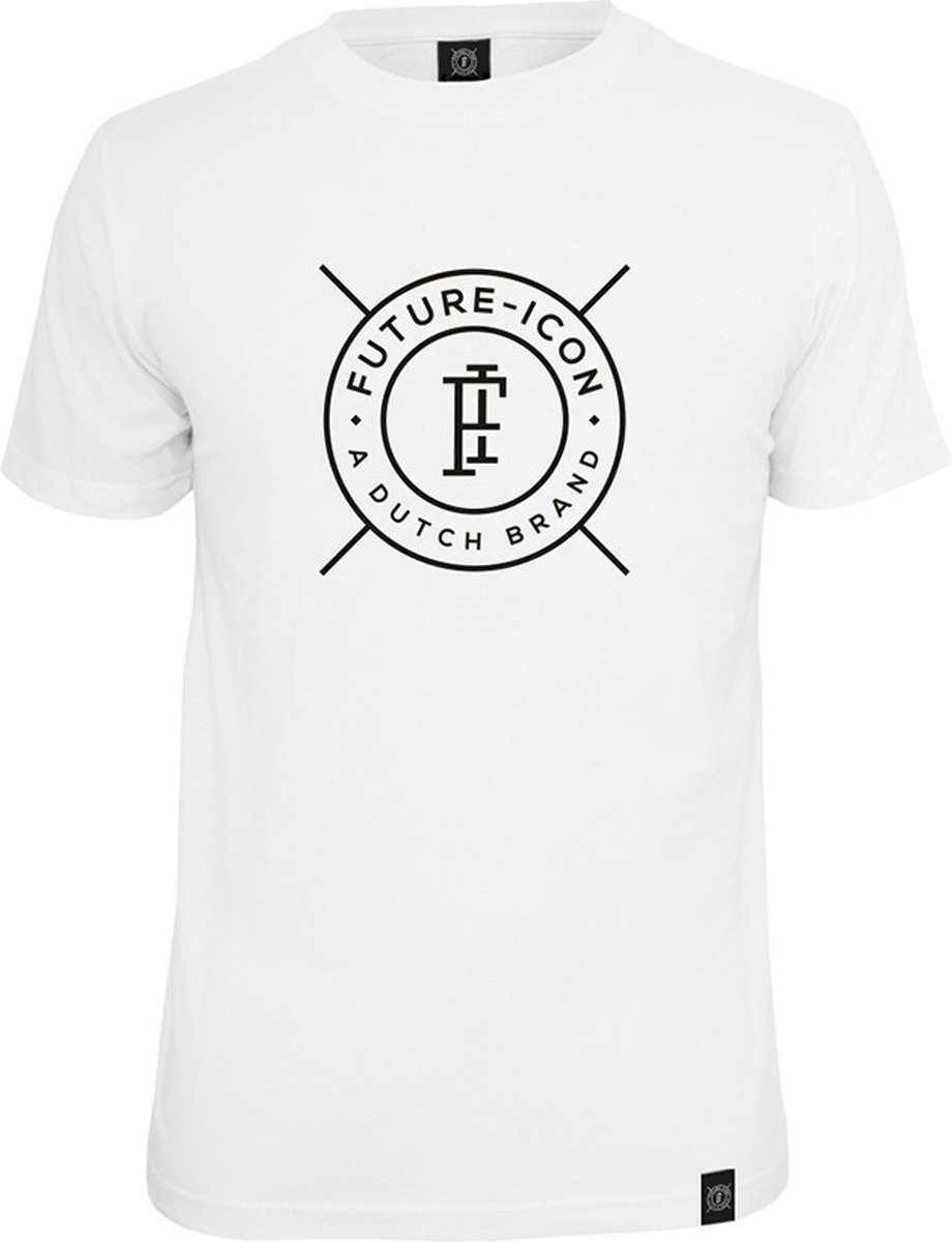 Future-Icon Brand T-shirt Wit.