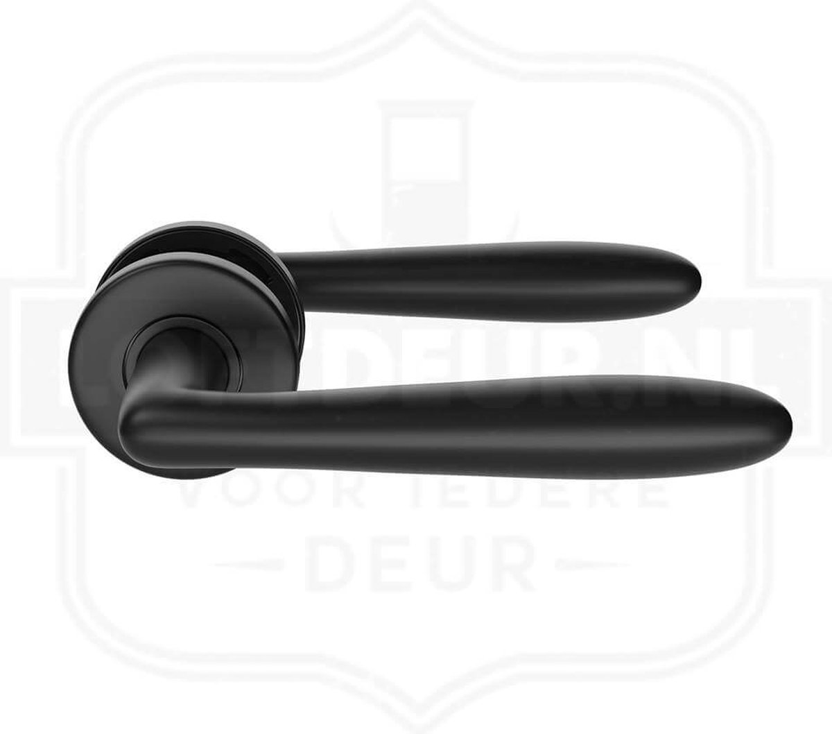 Zwarte Deurkruk Vintage