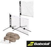 Babolat outdoor badmintonnet met outdoor badmintonlijnen / haringen staal - 5,8m