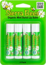 Sierra Bees Lipbalsem - Mint Burst- 4 stuks