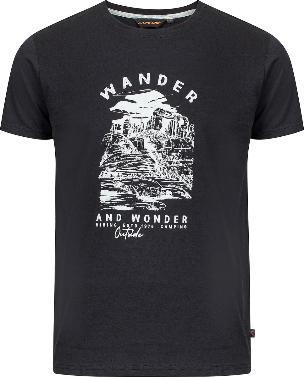 Eric T-shirt heren Bio katoen Zwart