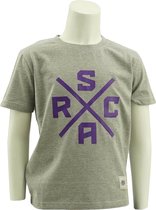 Grijs RSC Anderlecht t-shirt kids logo X maat 146/152 (11 a 12 jaar)