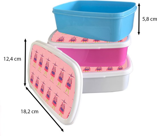 Boîte à pain Wit - Lunch box - Boîte à pain - Carnaval - Motifs - Joker - 18x12x6 cm - Adultes