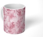 Mok - Patroon - Roze - Waterverf - Mokken - 350 ML - Beker - Uitdeelcadeautjes