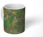 Mok - Vintage - Blad - Jungle - Patronen - Mokken - 350 ML - Beker - Uitdeelcadeautjes