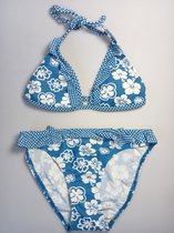 Boobs & Bloomers bikini- meisjes- maat S- blauw