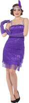 Déguisement de clapet Charleston violet | Danseur des années 1920 | Femme | XL | Costume de carnaval | Déguisements