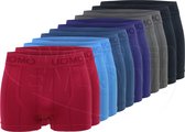 Uomo - Naadloze Boxershorts - Multi Color - 12 Pack - Maat L/XL