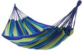 Hangmat 2 persoons XL – 220 x 160 cm – Blauwe touwen