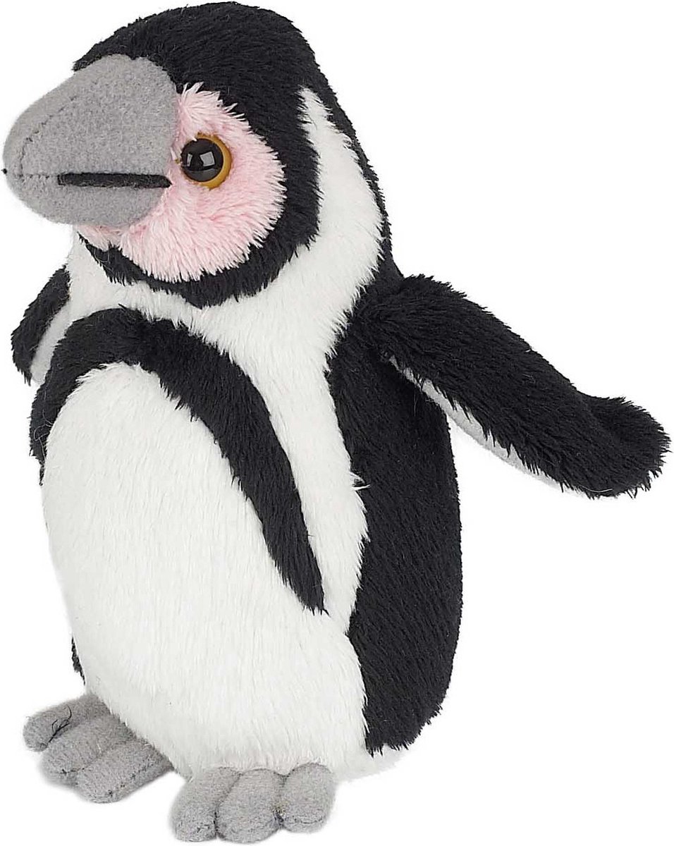 Ravensden Pluche knuffel dieren - Humboldt Pinguin - van 15 cm - zuidpool - knuffels