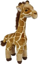 Pluche gevlekte giraffe knuffel 45 cm - Giraffen safaridieren knuffels - Speelgoed knuffeldieren/knuffelbeest voor kinderen