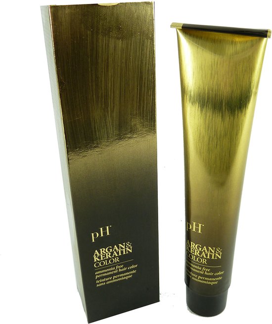 pH Laboratories Argan and Keratin Color Haarkleur permanent zonder ammoniak 100ml - 06.53 Golden Mahogany Dark Blonde / Golden Mahagoni Dunkelblond