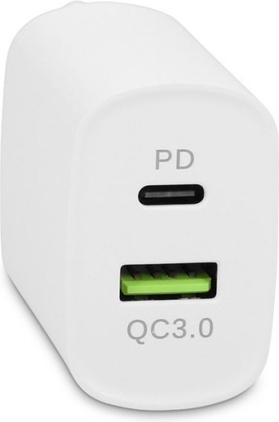 LMP Dual Port Power Adapter 20W Wit