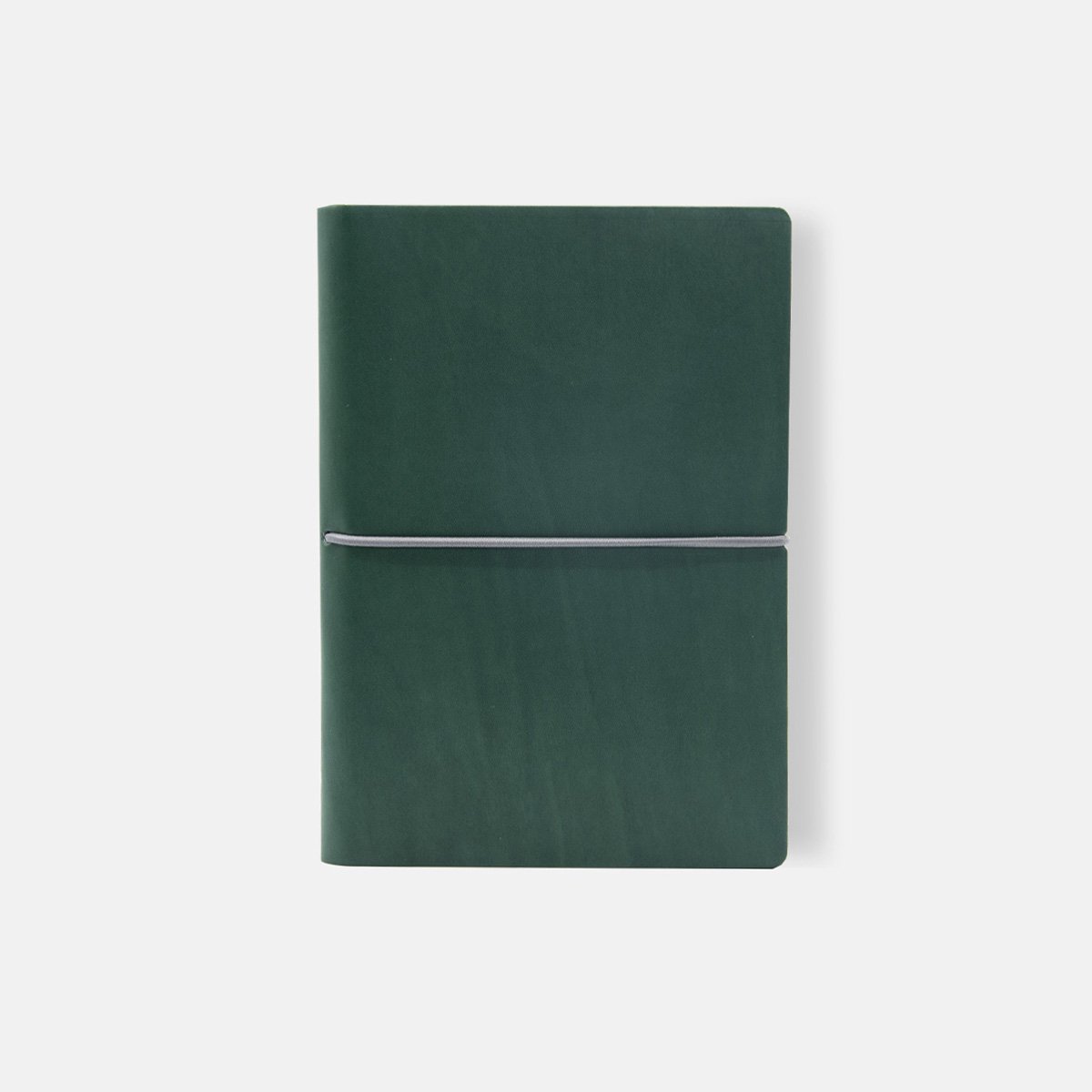 CIAK Deluxe Notitieboek – A5 – Softcover – Gelinieerd – met doorlopende Agenda – Groen - Made in Florence, Italy