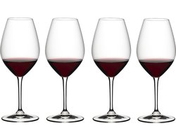Riedel Rode Wijnglazen Wine Friendly - Wijnglazen voor rode wijn - Perfect voor elke gelegenheid - Kras- en breukbestendig - Vaatwasserbestendig - Kristalglas - Diameter 97 mm, Hoogte 246 mm - Glaswerk - Wijnglazen en -Benodigheden