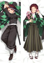 Tanjiro Kamado Demon Slayer Anime Body Pillow Waifu Hoes Dakimakura Kussen Case 84