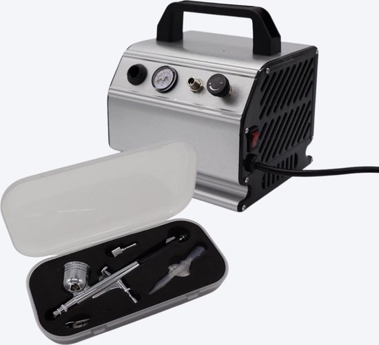 ProAiir Mini Airbrush Compressor Kit Airbrush