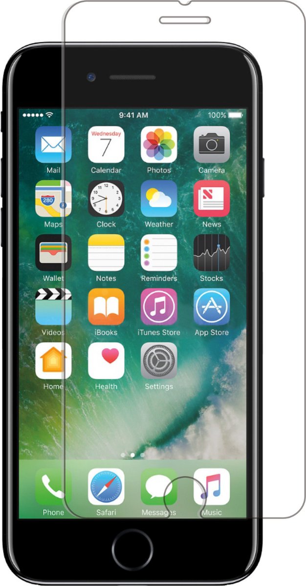 Fooniq Screenprotector Transparant - Geschikt Voor Apple iPhone 8/6/6S/7/SE 2020