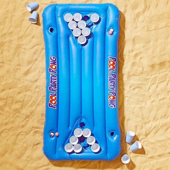 Starman® Bierpong Luchtbed Pool Party Beer Pong Zwembad Drijvend