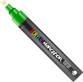 MTN Acrylic Marcador - Verfstift - medium punt van 6 mm - permanent - Groen