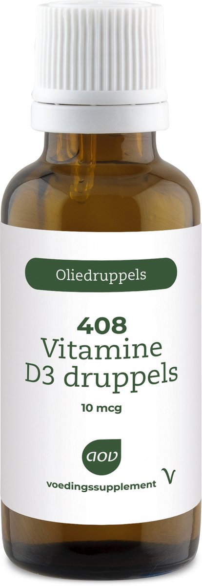 Goedkoopste AOV 408 Vitamine D3 druppels - 25 ml - Vitaminen - Voedingssupplementen