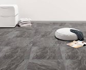 vidaXL Vloerplanken zelfklevend 5.11 m² PVC zwart met patroon