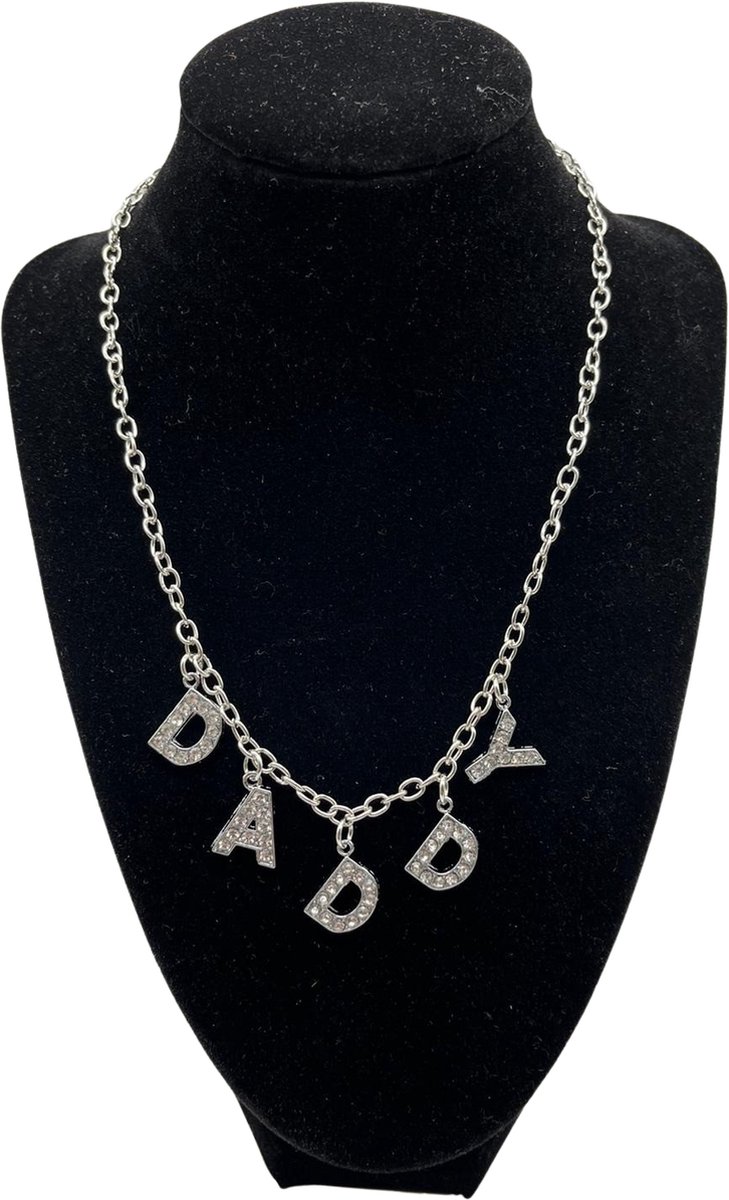 Goedkoopste Daddy’s Girl, Daddy, Papa, Ketting, Hanger, Zilver, Dochter, Daughter, Pappa, Papi, Geliefden, Vrienden, Relatie