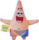 Spongebob Knuffel - Patrick Pride Knuffel - Limited Edition - Regenboog - 30cm