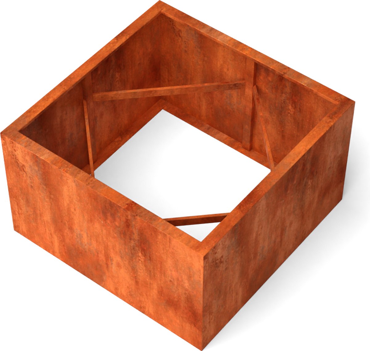 Geroba Cortenstaal Plantenbak 100x100x60cm (lxbxh)