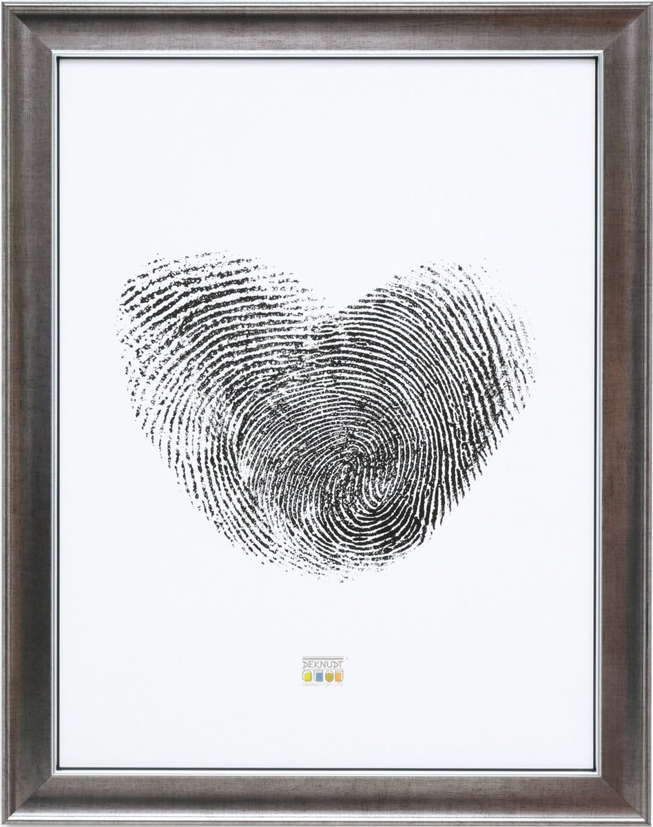 Deknudt Frames fotolijst S46ED1 - zilverkleur - voor foto 30x45 cm
