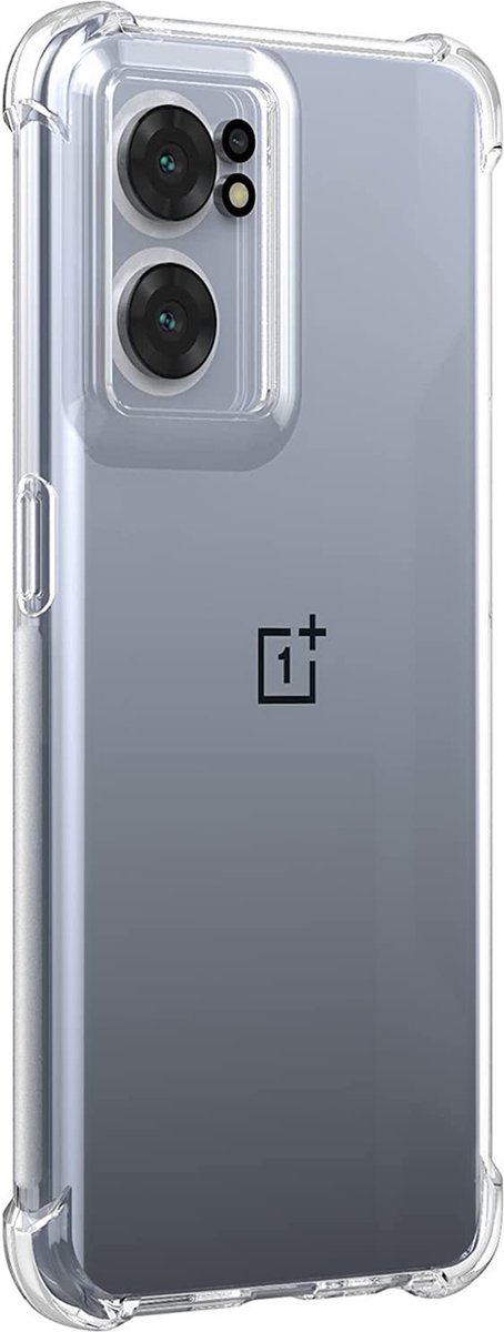 Hoesje geschikt voor OnePlus Nord CE 2 - Clear Anti Shock Hybrid Armor Case Siliconen Back Cover Hoes Transparant