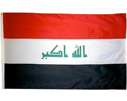 Irakese vlag - Irak - 90 x 150 cm