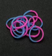 Joy Craft - loomelastiekjes - 6200/0836 - Elastieken Blue/Pink