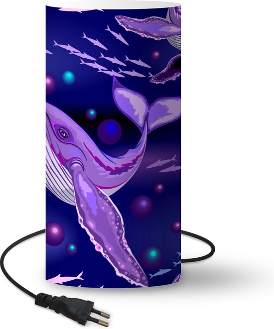 Veilleuse 3d Animaux Marins Lumière En Boule Verre Cristal