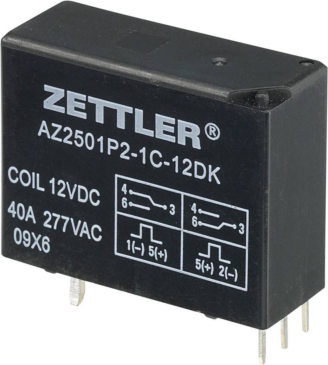 Zettler Electronics AZ2501P2-1C-12DK Printrelais 12 V/DC 50 A 1x wisselcontact 1 stuk(s)