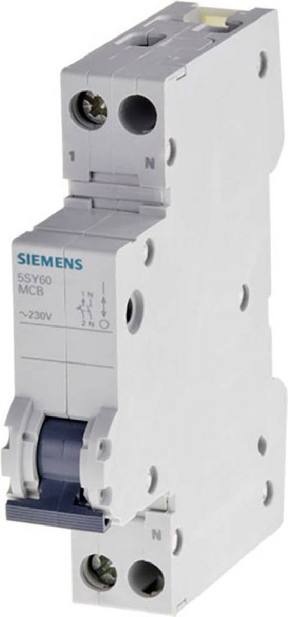 Siemens 5SL6016-6 Siemens Indus.Sector Zekeringautomaat B/6 kA 1-polig 16 A 230 V