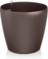 LECHUZA CLASSICO PREMIUM 60 - Plantenbak - ALL-IN-ONE set (incl. potgrondbewateringsysteem) - espresso metallic